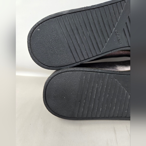 Softwalk Westport Womens Loafers Sz 8W Gray Metallic Slight Wedge Casual Comfort - Picture 7 of 14